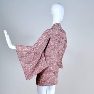 Vintage silk short kimono