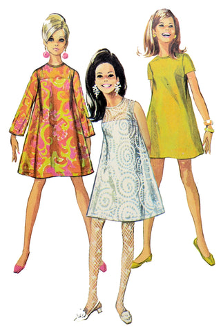 1960s Simplicity 7584 Vintage Dress Pattern