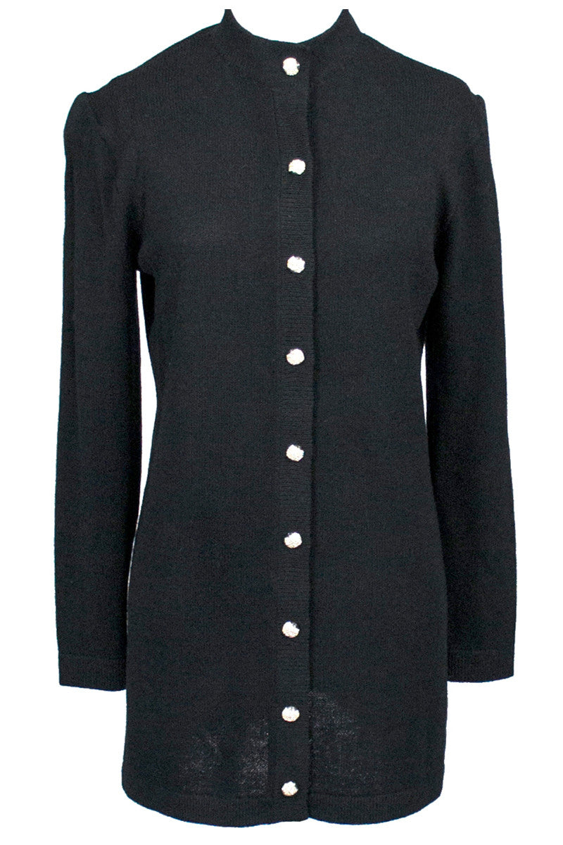 St. John Santana Knit jacket rhinestone buttons – Modig