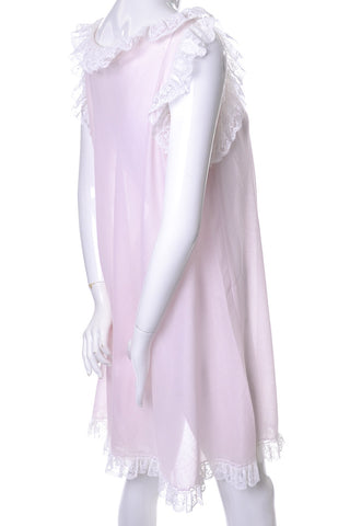 Iris Lingerie vintage Sylvia Pedlar vintage baby doll nightgown pink
