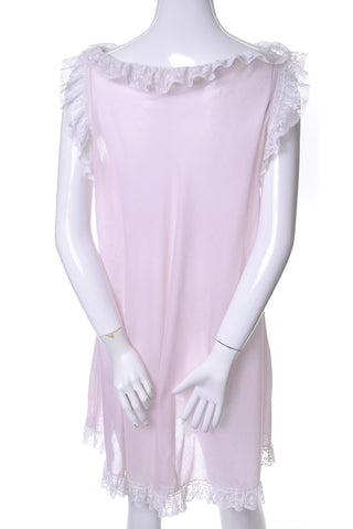 Sylvia Pedlar vintage baby doll nightgown Iris Lingerie pink