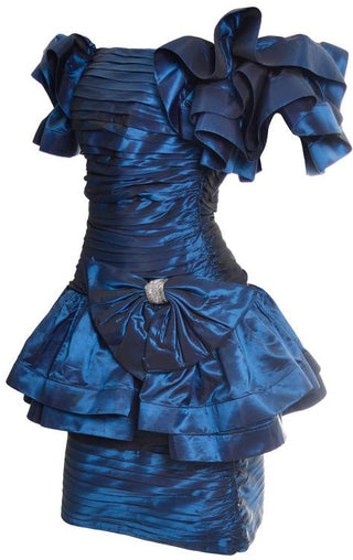 Tadashi vintage blue dress