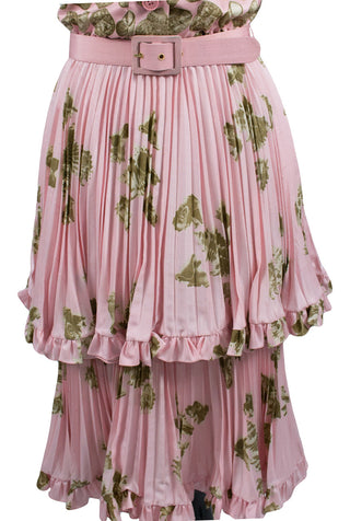 Rare Valentino vintage pink silk seashell dress - Dressing Vintage