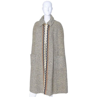 Vera Maxwell vintage tweed cape and matching skirt size 6/8