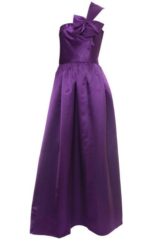Victoria Royal purple evening gown