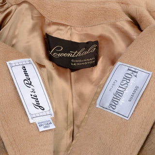 Lowenthals Cincinnati Vintage Camel Trench Coat With Belt
