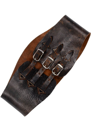 Thick Leather Western Corset Belt