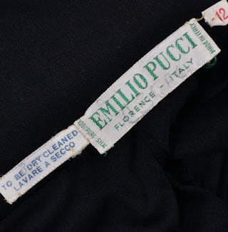 1970's Vintage Emilio Pucci Silk Harem Pants - Dressing Vintage