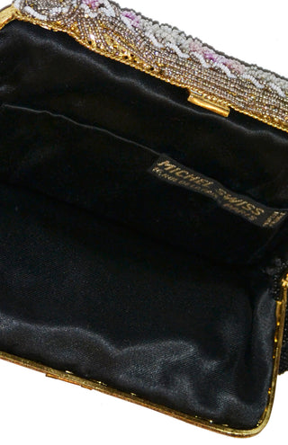 Michel Swiss Paris vintage beaded handbag evening bag - Dressing Vintage