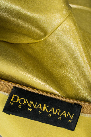 Vintage gold Donna Karan body suit top - Dressing Vintage