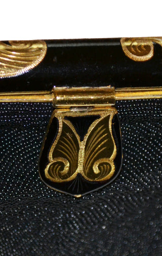 Vintage evening bag beaded handbag clutch SOLD - Dressing Vintage