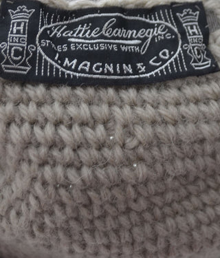 1940's Hattie Carnegie Vintage Beret Hat I Magnin - Dressing Vintage