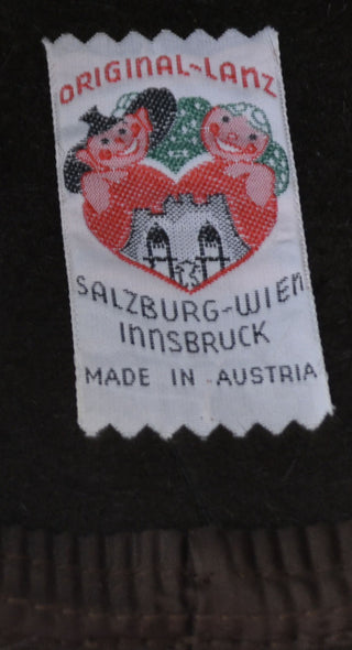 Alpine 1960's Tyrolean Vintage Hat Lanz Salzburg Felted Wool - Dressing Vintage