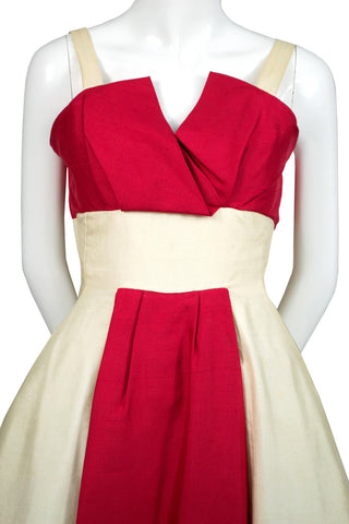 1950s Jacques Heim vintage designer dress