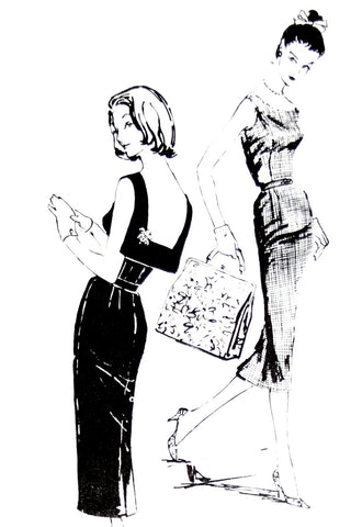 Anne Klein Spadea 1316 Vintage Mail Order Dress Pattern 36B - Dressing Vintage