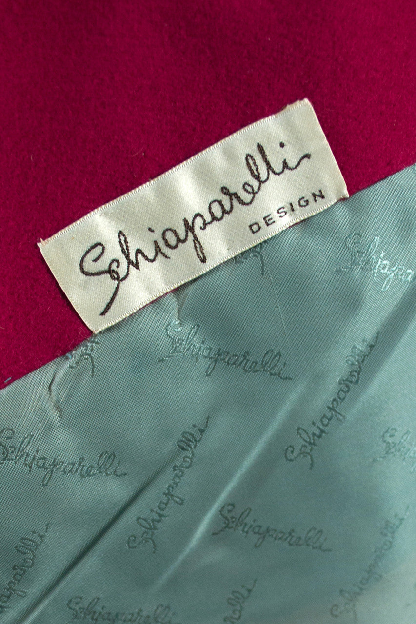 s Schiaparelli Vintage Childrens Pink Coat & Hat