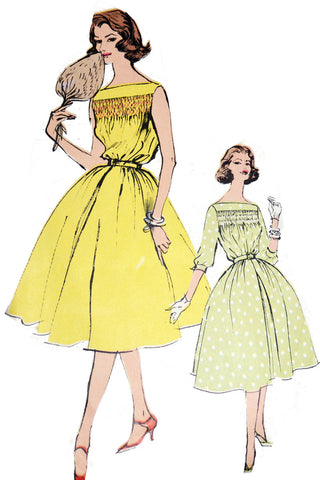 Vintage Vogue special design pattern S4883 party dresses - Dressing Vintage