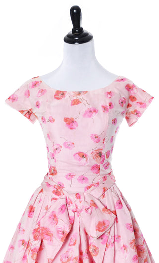 1950's Pink Organza Suzy Perette Vintage Bubble Dress - Dressing Vintage