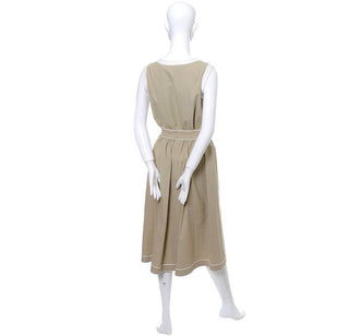 1970s Vintage Valentino linen dress