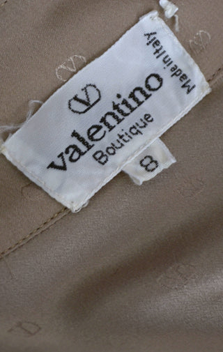 Vintage Valentino Silk blouse with V logo print - Dressing Vintage