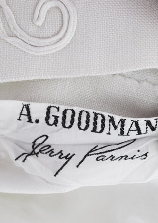 Jerry Parnis A. Goodman vintage ivory linen dress