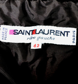 Brown Velvet Vintage Yves Saint Laurent Rive Gauche Skirt Suit MINT - Dressing Vintage