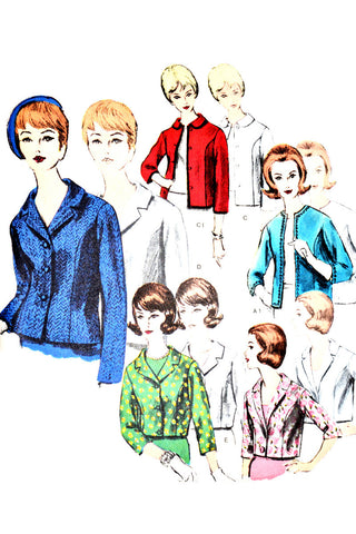 Vogue 3007 vintage jacket pattern from the 1950s UNCUT - Dressing Vintage