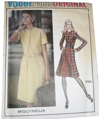 Vogue Paris Original 2785 Molyneux dress pattern 34 B - Dressing Vintage