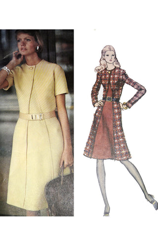 Vogue Paris Original 2785 Molyneux dress pattern 34 B - Dressing Vintage