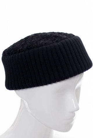 Yves Saint Laurent Hat Curly lambswool knit SOLD - Dressing Vintage