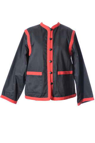 1970s Yves Saint Laurent Rive Gauche Russian Style Vintage Jacket - Dressing Vintage