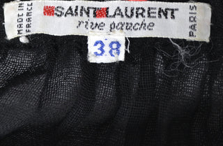 1970's Vintage Yves Saint Laurent Rive Gauche Peasant Blouse SOLD - Dressing Vintage