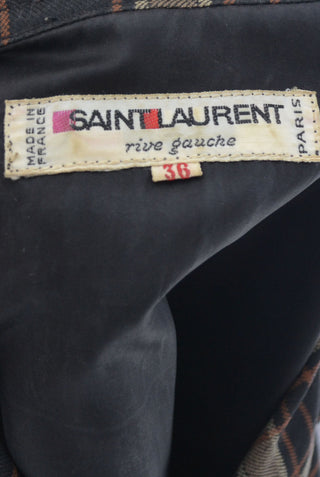 1970's Yves Saint Laurent Rive Gauche Russian Peasant Vintage Dress - Dressing Vintage