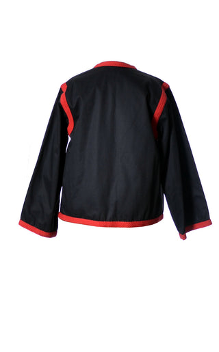 1970s Yves Saint Laurent Rive Gauche Russian Style Vintage Jacket - Dressing Vintage